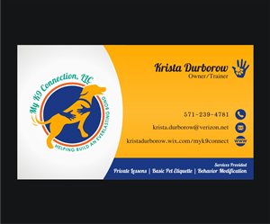 Diseño de Tarjeta de Presentación por 4AD para My K9 Connection, LLC | Diseño: #5733612