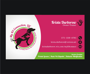 Diseño de Tarjeta de Presentación por 4AD para My K9 Connection, LLC | Diseño: #5733750