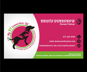 Diseño de Tarjeta de Presentación por 4AD para My K9 Connection, LLC | Diseño: #5738358