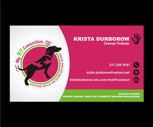 Diseño de Tarjeta de Presentación por 4AD para My K9 Connection, LLC | Diseño: #5738540