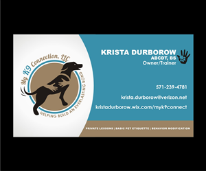 Diseño de Tarjeta de Presentación por 4AD para My K9 Connection, LLC | Diseño: #5745827