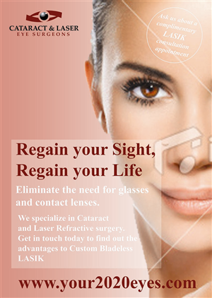 Poster Design by Lou Sharp for Cataract & Laser Eye Surgeons | Design: #1599029