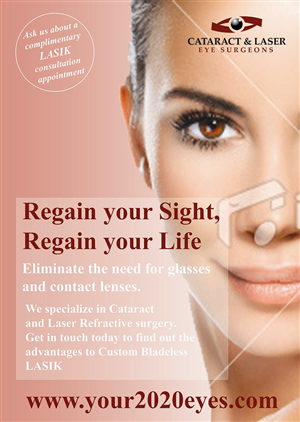 Poster Design by Lou Sharp for Cataract & Laser Eye Surgeons | Design: #1599031