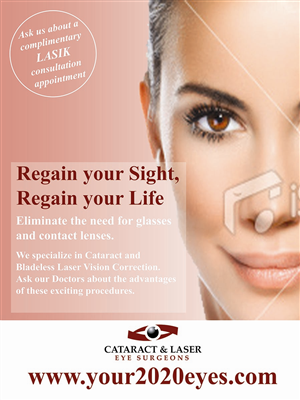 Poster Design by Lou Sharp for Cataract & Laser Eye Surgeons | Design: #1608230