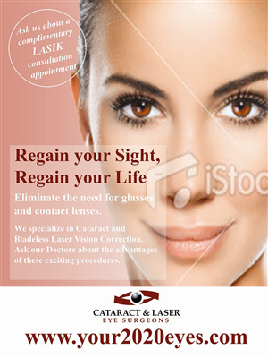 Poster Design by Lou Sharp for Cataract & Laser Eye Surgeons | Design: #1608232