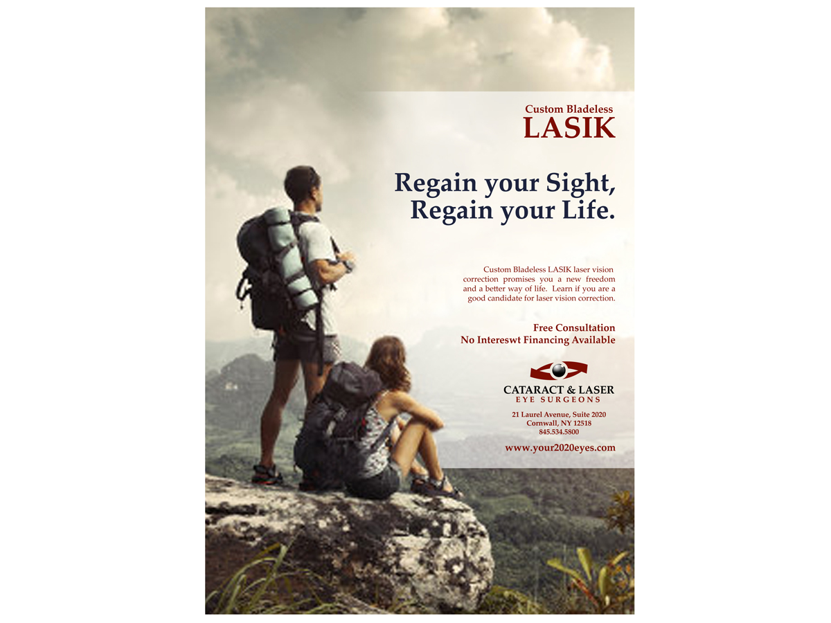 Diseño de Póster por Javelin Studio para Cataract & Laser Eye Surgeons | Diseño #1609357