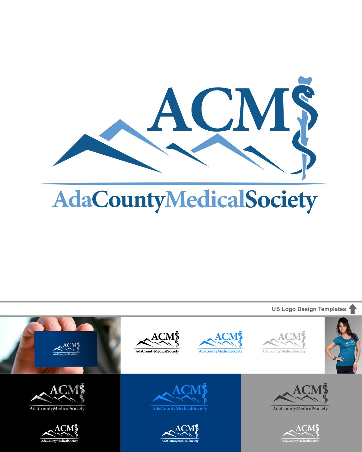Diseño de Logo por DesignMX (Renan Mejia) para Ada County Medical Society | Diseño #5733491