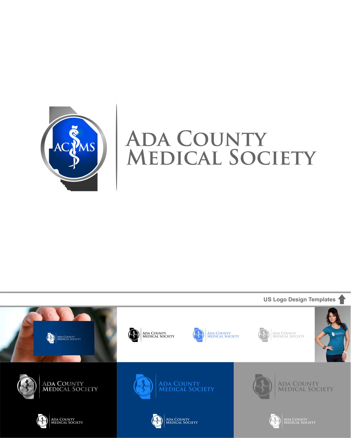 Logo Design by DesignMX (Renan Mejia) for Ada County Medical Society | Design #5823576