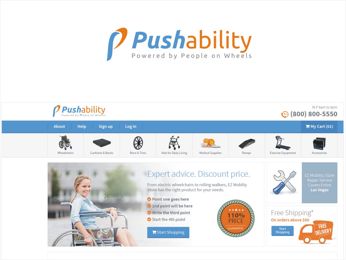 Logo-Design von Actives für Pushability | Design #5672857