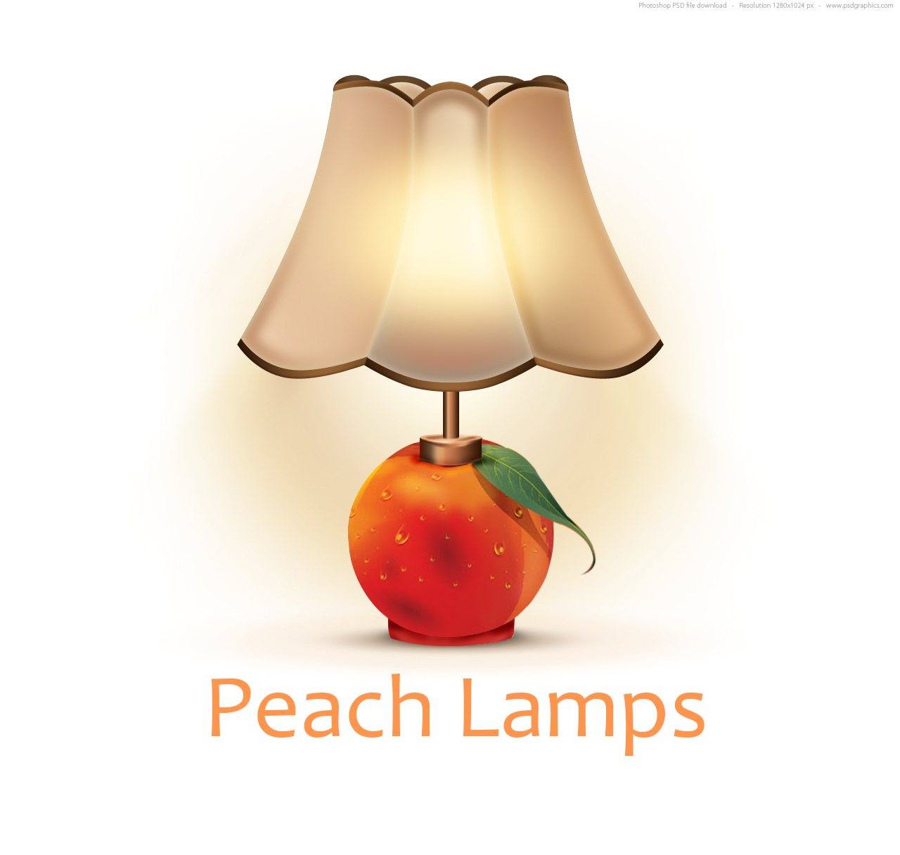 Logo Design by narissa08 for Peach Lamps | Design #1562568