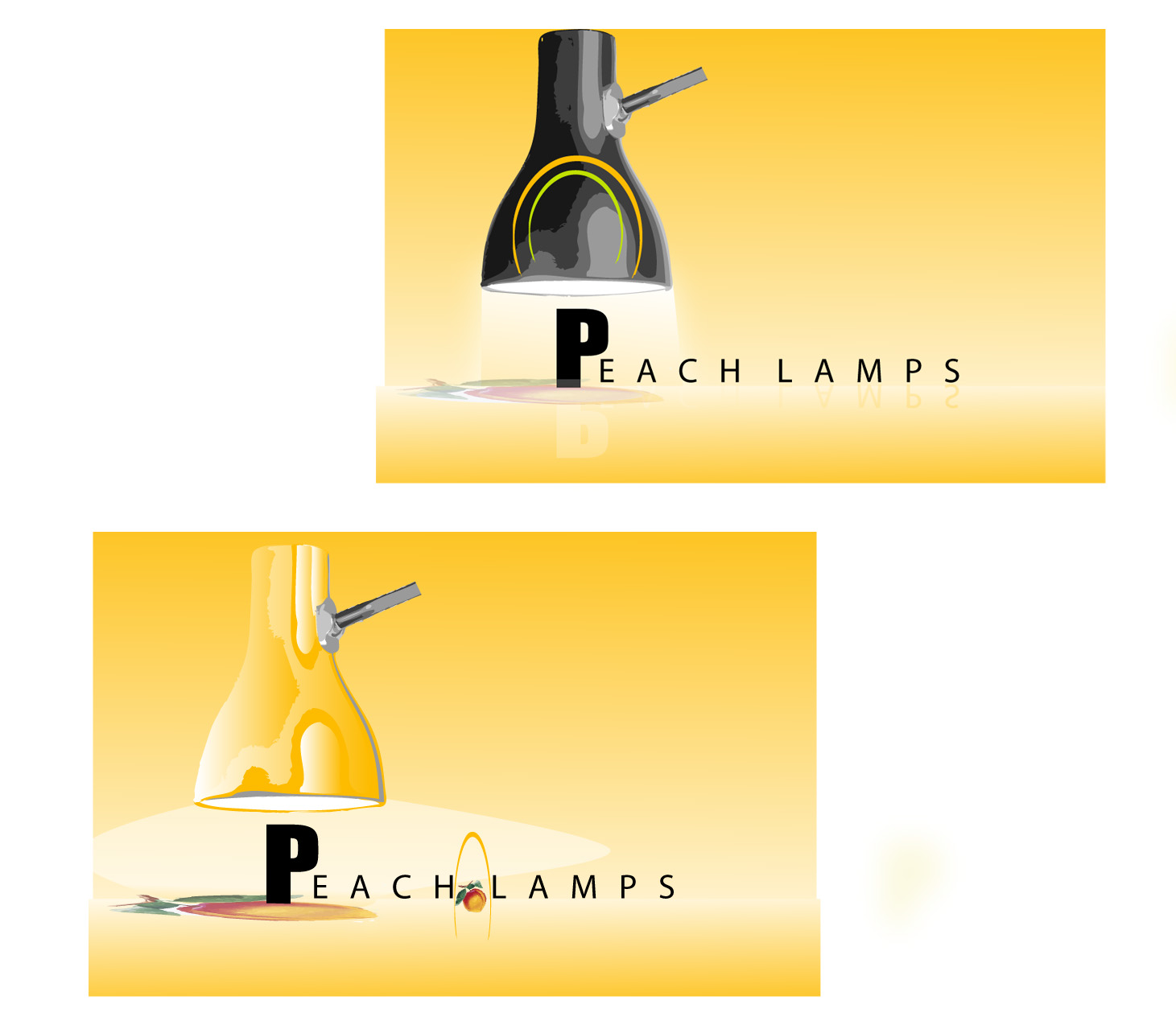Logo Design by Designer Ink/Art by Lorie  for Peach Lamps | Design #1558533