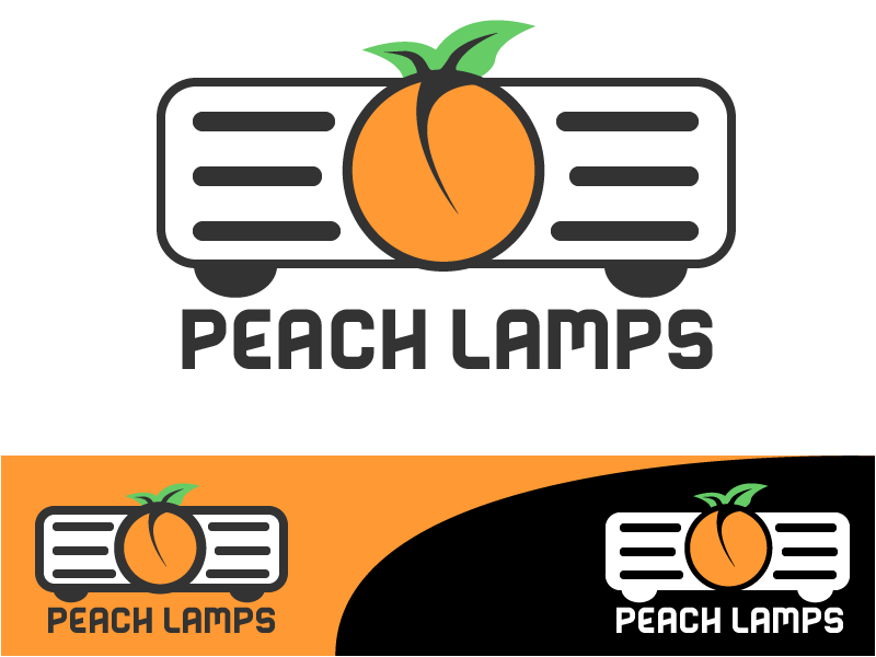 Logo Design by Buffalohead Designs for Peach Lamps | Design #1586727