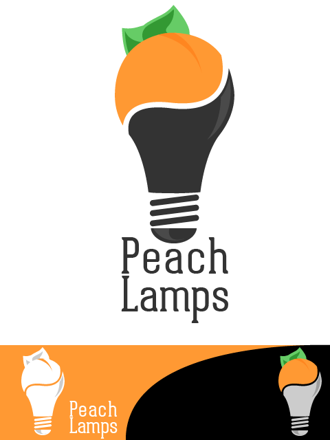 Logo Design by Buffalohead Designs for Peach Lamps | Design #1586737