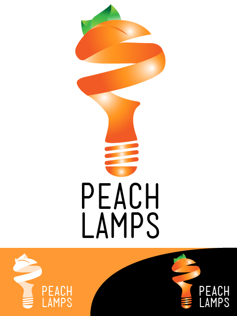 Logo Design by Buffalohead Designs for Peach Lamps | Design #1586771