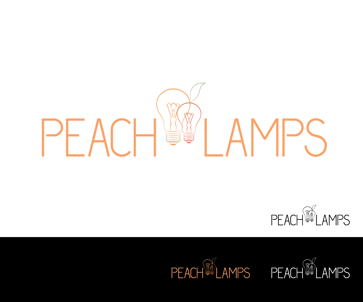 Logo Design by Elpidio for Peach Lamps | Design #1565059