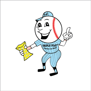 Diseño de Mascota por Idea Works para Triple Play Express Car Wash | Diseño: #5657841