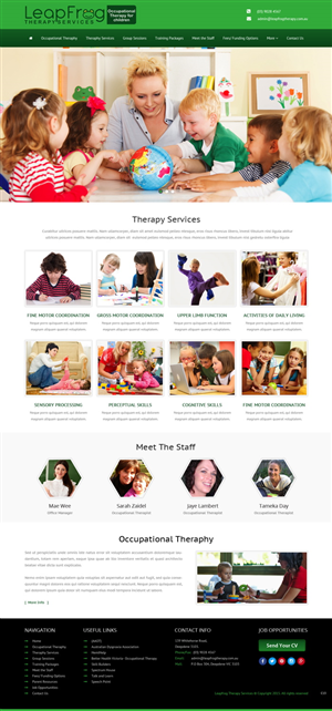 Wordpress Design by pb for this project | Design #5671160