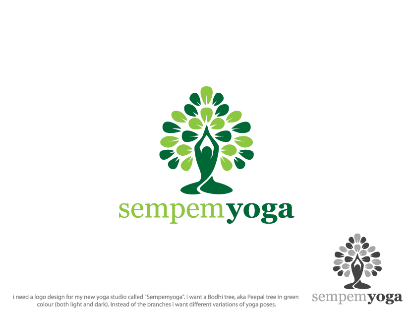 Logo Design by Colorflix™ for sempemyoga | Design #5698344