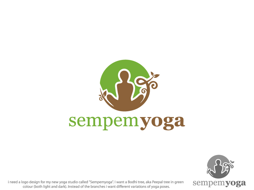 Logo Design by Colorflix™ for sempemyoga | Design #5698347