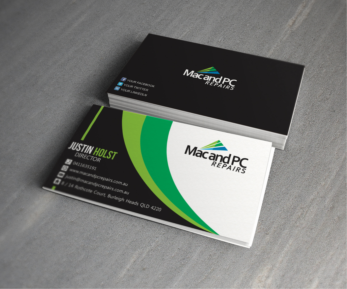 Design de Carte par mike edan pour Mac and PC Repairs | Design #5736604