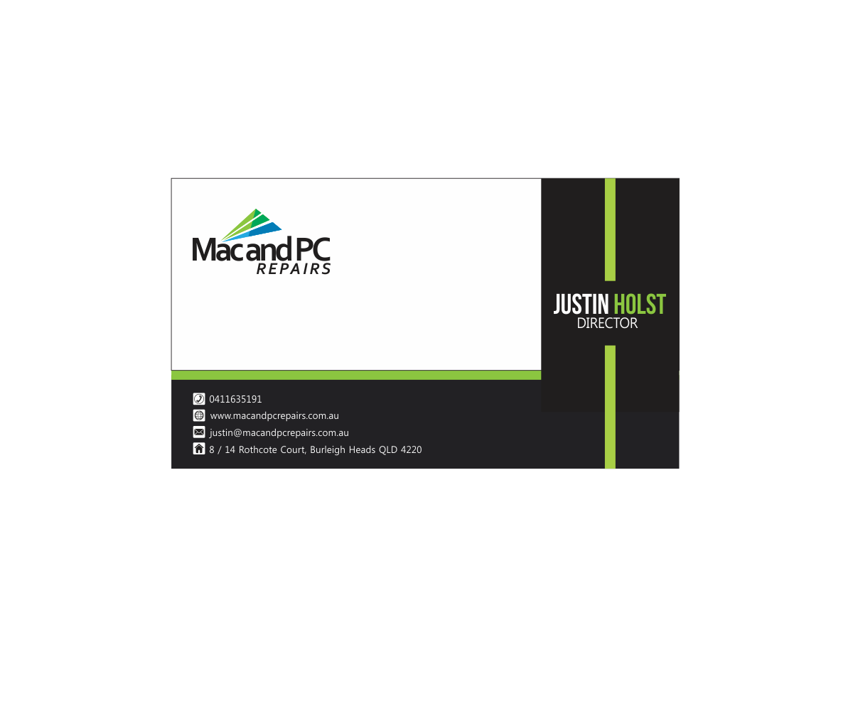Design de Carte par mike edan pour Mac and PC Repairs | Design #5736629