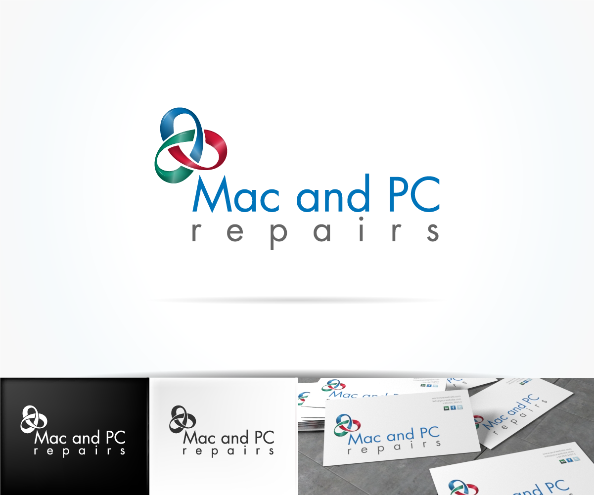 Card Design by Outright Group for Mac and PC Repairs | Design #5708665