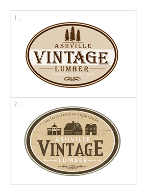 Logo-Design von Logicspider für Ashville Vintage Lumber, LLC | Design: #5663627