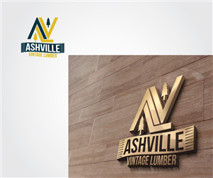 Diseño de Logo por Crest Logo Designs para Ashville Vintage Lumber, LLC | Diseño: #5667443