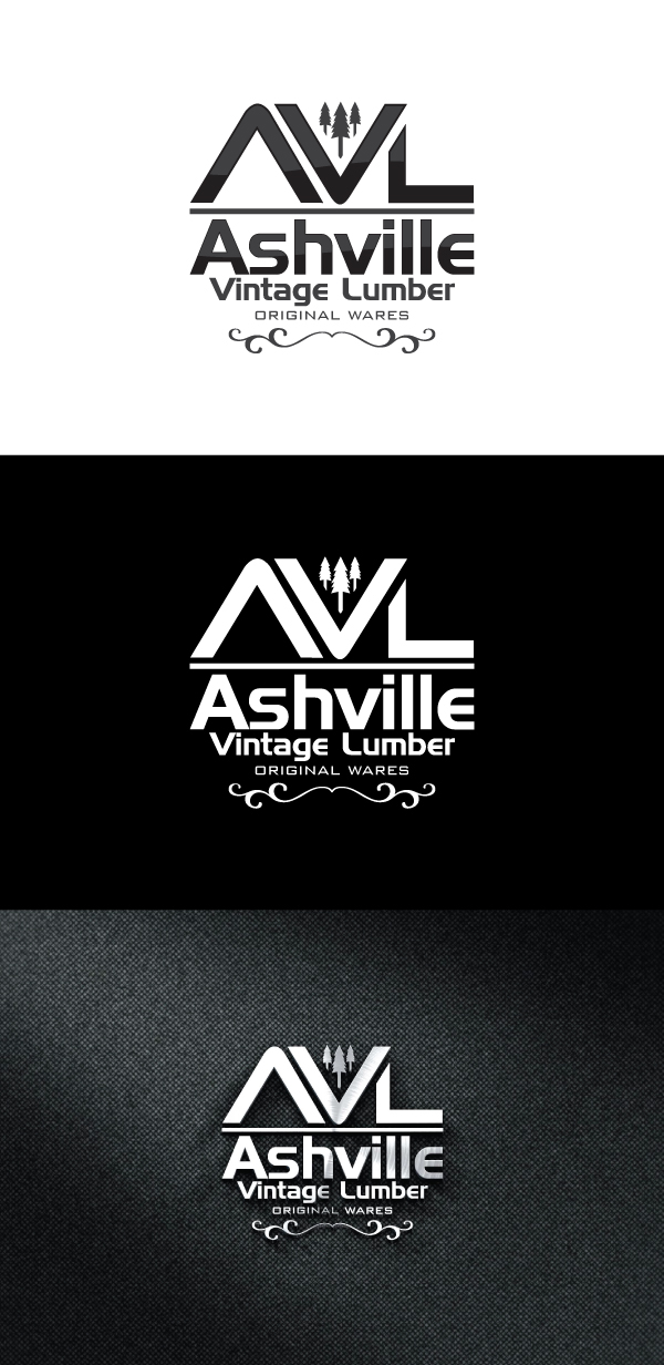 Logo-Design von Crest Logo Designs für Ashville Vintage Lumber, LLC | Design #5678123