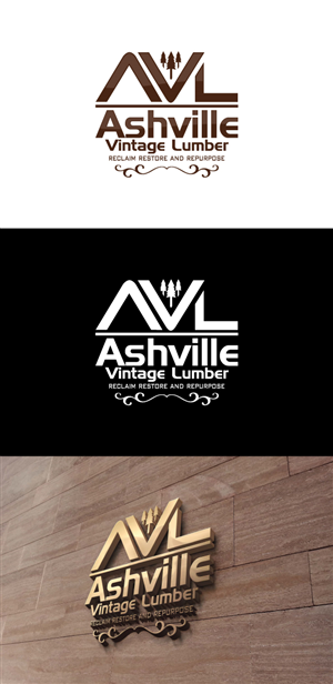 Diseño de Logo por Crest Logo Designs para Ashville Vintage Lumber, LLC | Diseño: #5678131