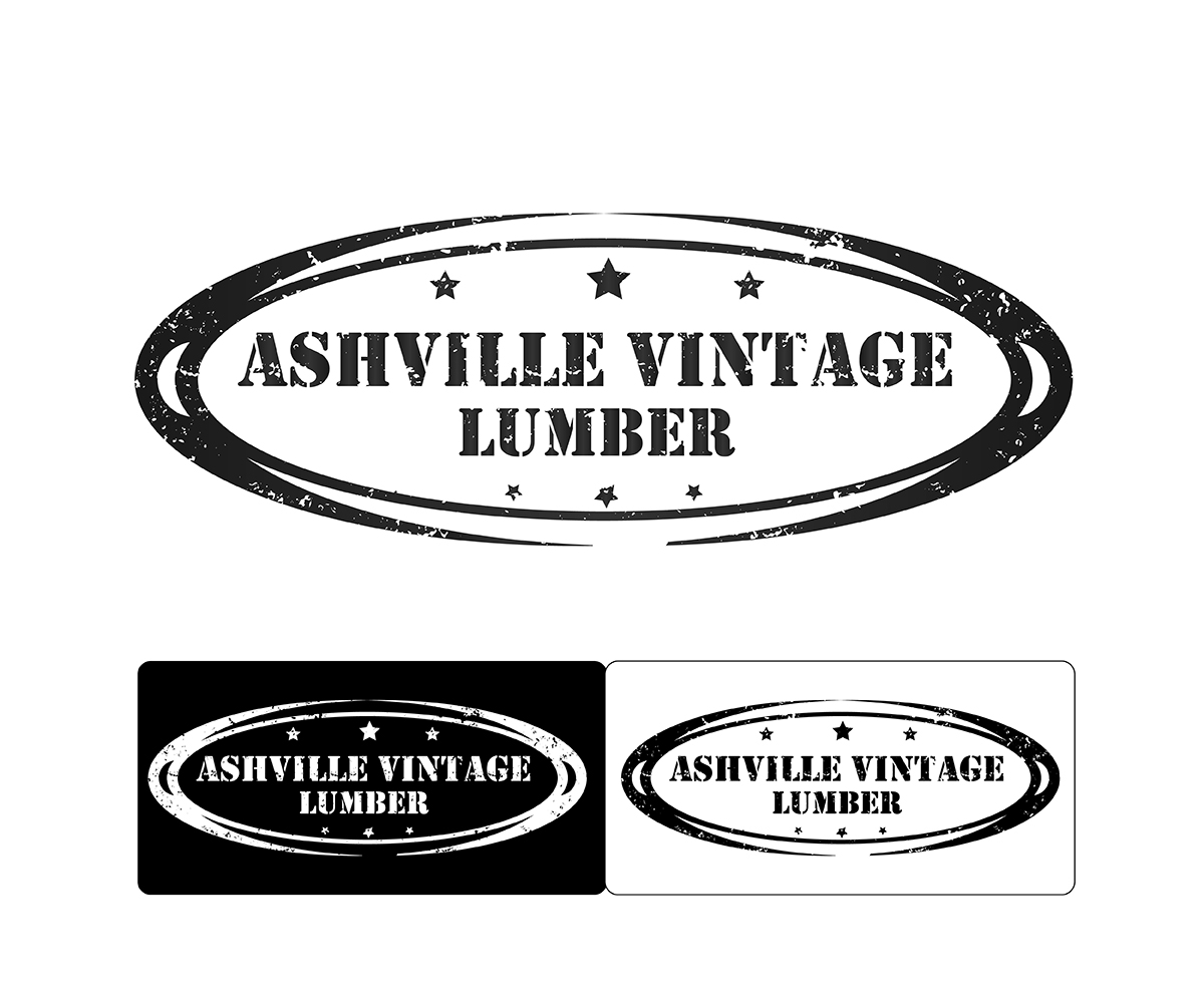 Logo Design by The White Garage for Ashville Vintage Lumber, LLC | Design #5659891