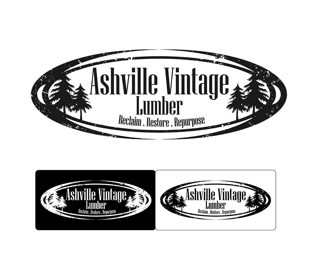 Logo Design by The White Garage for Ashville Vintage Lumber, LLC | Design #5667716