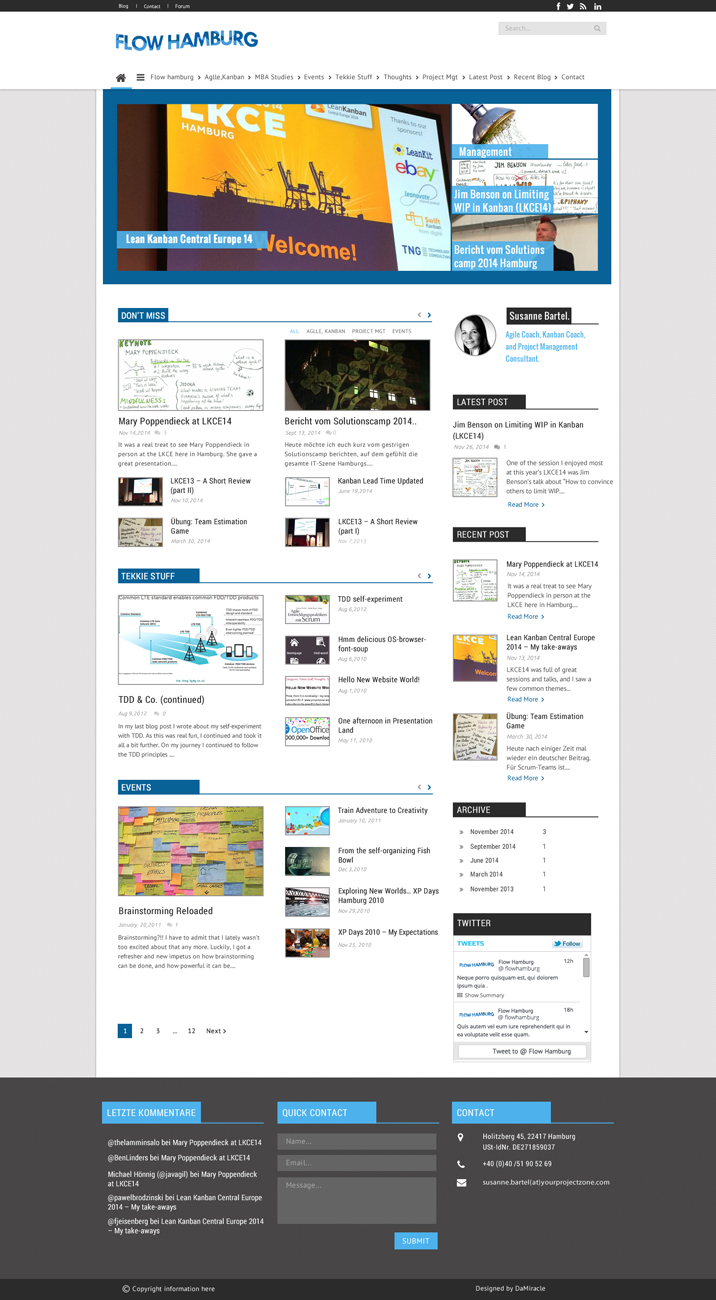 Wordpress Design by Da Miracle for this project | Design #5768049