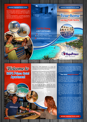 Flyer Design by debdesign for NAPA PRINCE HOTEL APARTMENTS | Design #5677729