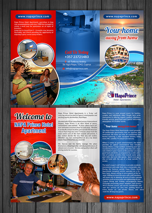 Diseño de Flyer por debdesign para NAPA PRINCE HOTEL APARTMENTS | Diseño: #5736003