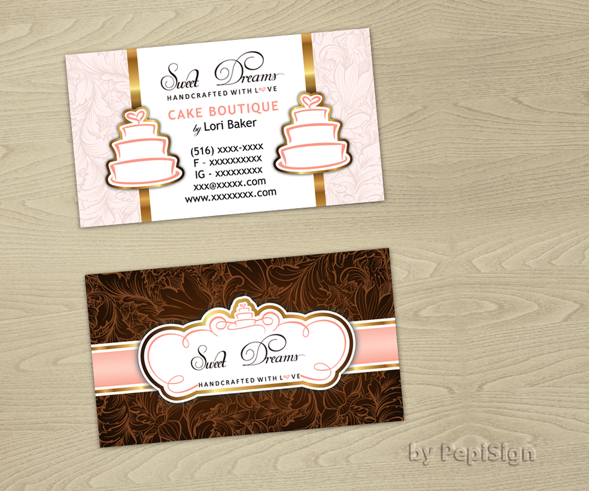 Design de Carte de Visite par PepiSign pour Sweet Dreams NY | Design #5686134