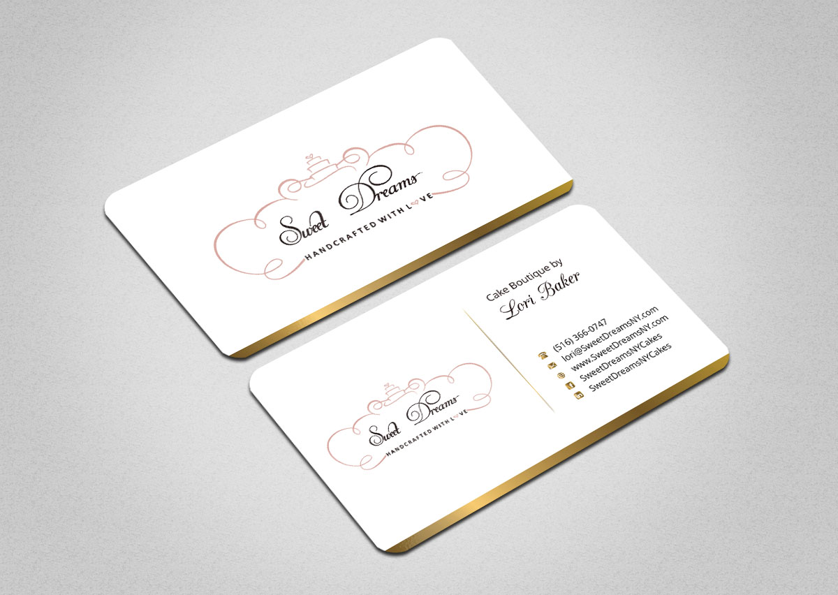 Business Card Design by INDIAN_Ashok for Sweet Dreams NY | Design #5695342