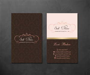 Design de Carte de Visite par Sarah Haroon pour Sweet Dreams NY | Design : #5677490