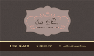 Visitenkarten-Design von Selda für Sweet Dreams NY | Design: #5678261
