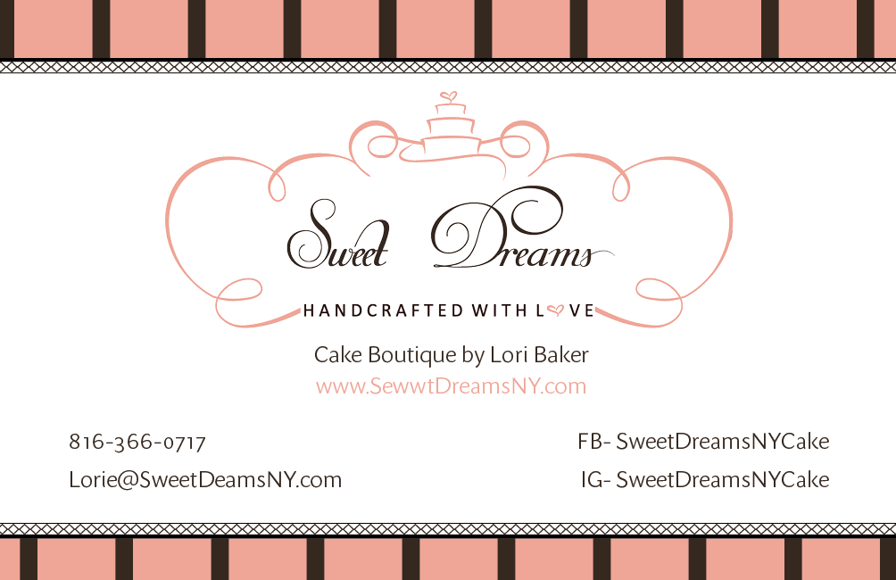 Business Card Design by Arosas for Sweet Dreams NY | Design #5761810