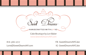 Design de Carte de Visite par Arosas pour Sweet Dreams NY | Design : #5761810