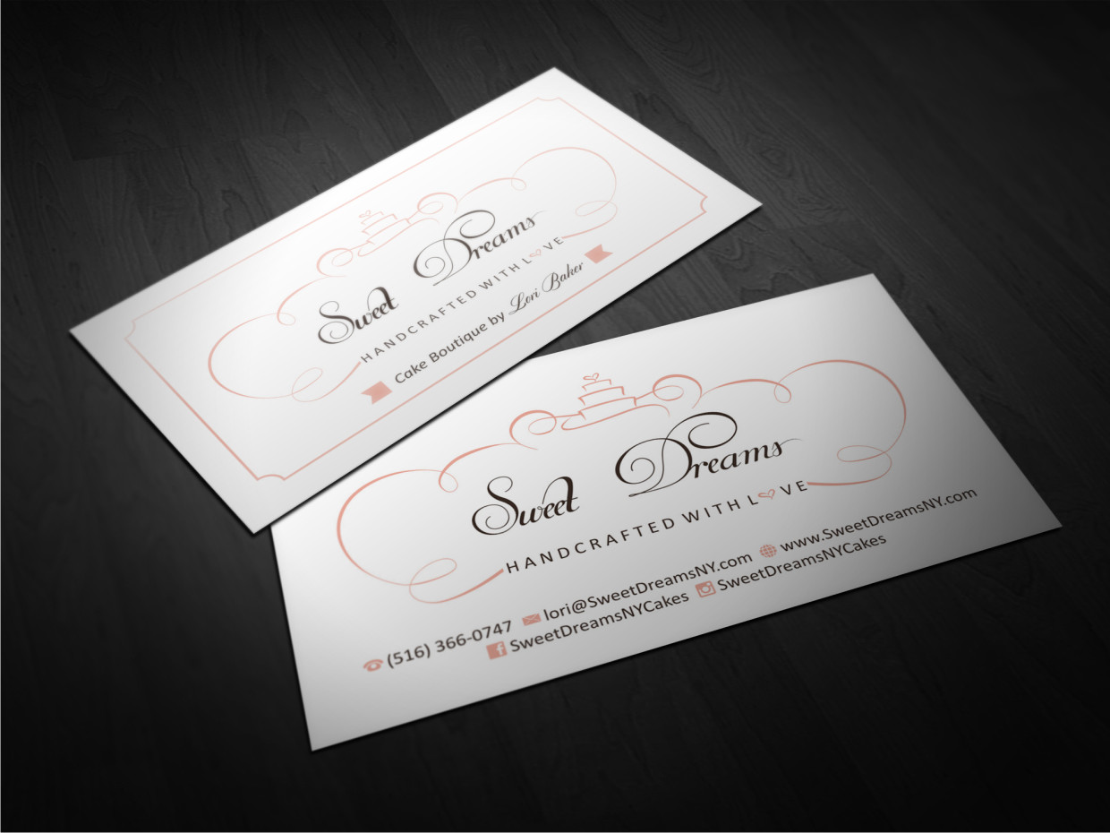 Business Card Design by Atvento Graphics for Sweet Dreams NY | Design #5751615