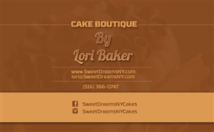 Design de Carte de Visite par T4design1 pour Sweet Dreams NY | Design : #5658398