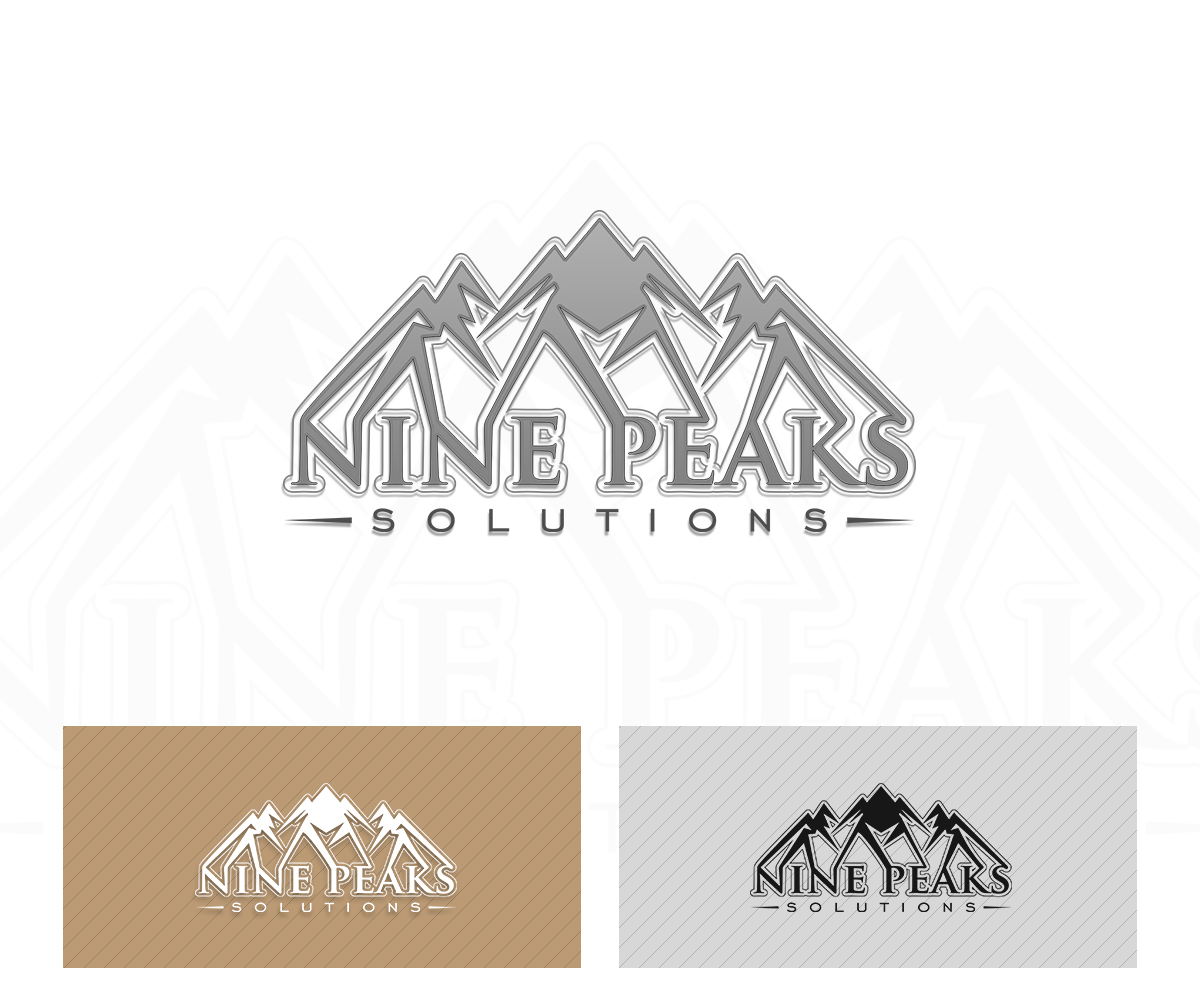 Logo Design by damian for Nine Peaks Solutions LLC | Design #5661635