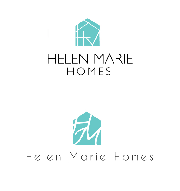 Logo Design by Hiccups Design for Helen Marie Homes  | Design #5670657