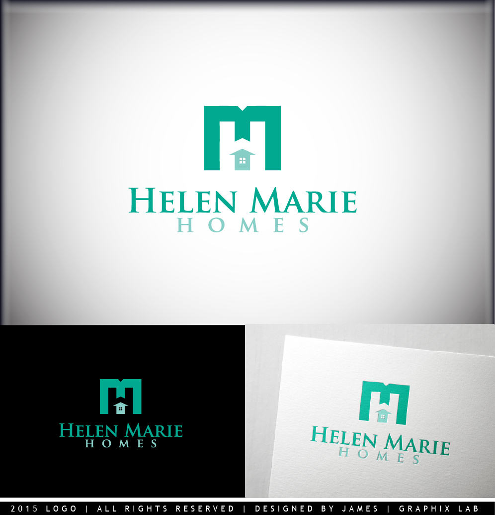 Logo Design by Graphix Lab for Helen Marie Homes  | Design #5890715