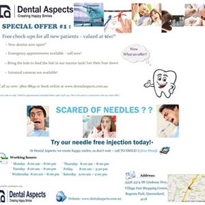 Flyer-Design von Gull Pari für Dental Aspects | Design: #1549932