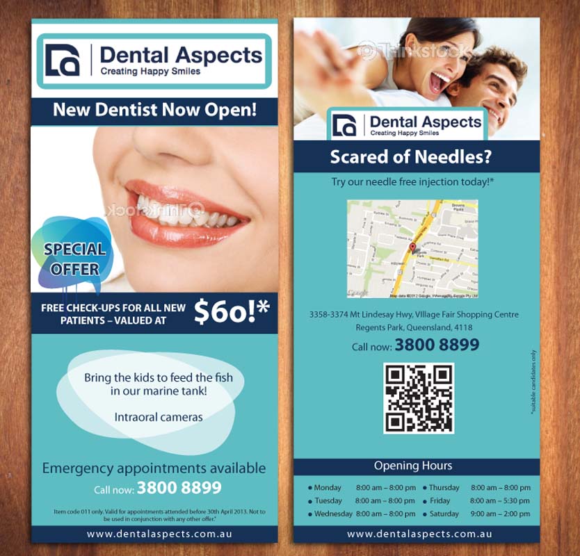 Diseño de Flyer por Sbss para Dental Aspects | Diseño #1553794
