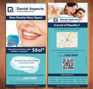 Diseño de Flyer por Sbss para Dental Aspects | Diseño: #1553976