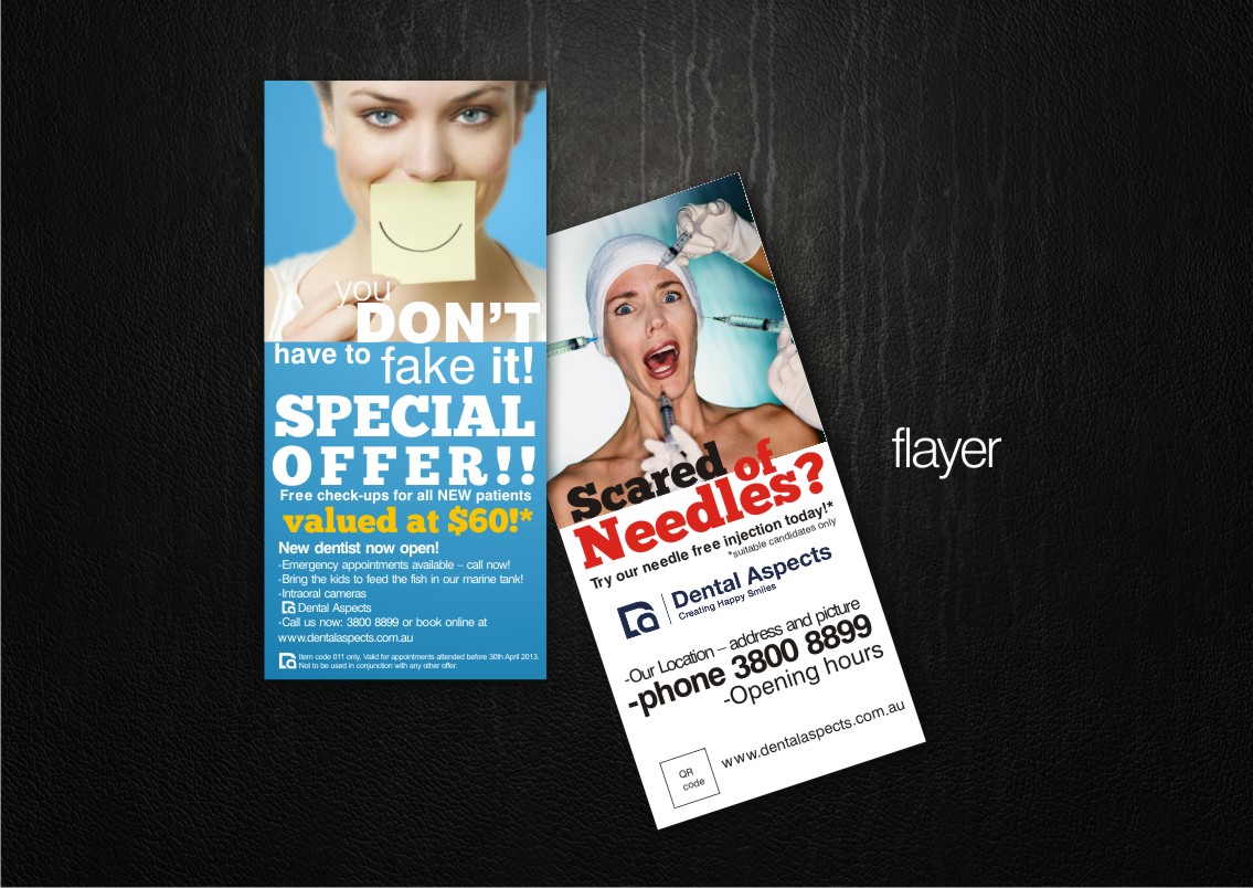 Flyer-Design von gray mind für Dental Aspects | Design #1555861